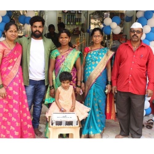 Sarvesh Ghanekar with his Family