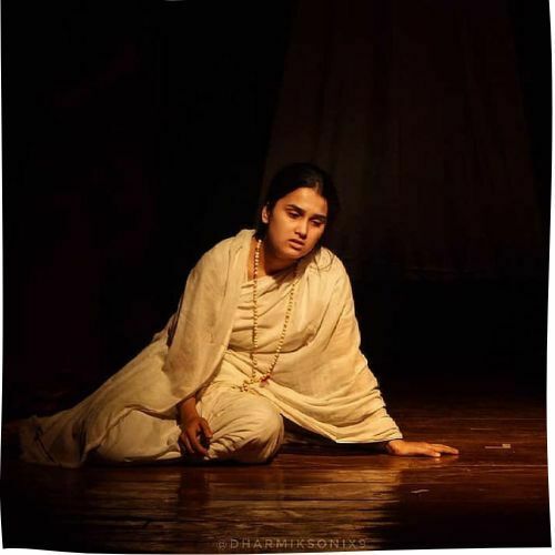 Anushka Kaushik while doing Theatres
