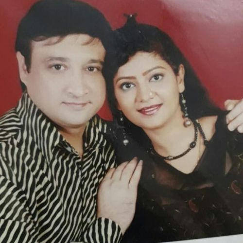 Avinash with his wife