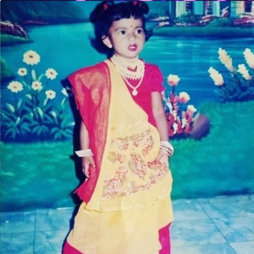 Diya Basu's childhood picture