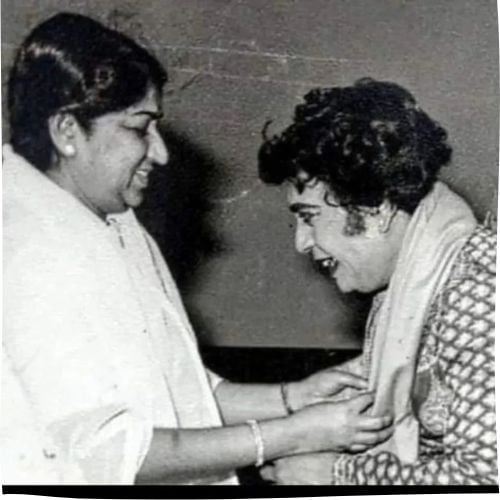 Kiran Bhargava with Late. Lata Mangeshkar ji