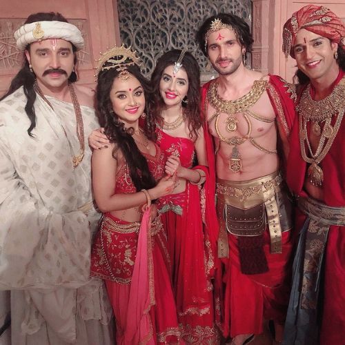 Romanch from the sets of Vikram Betaal