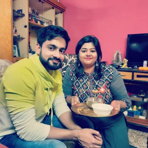 Sushmit with his cousin