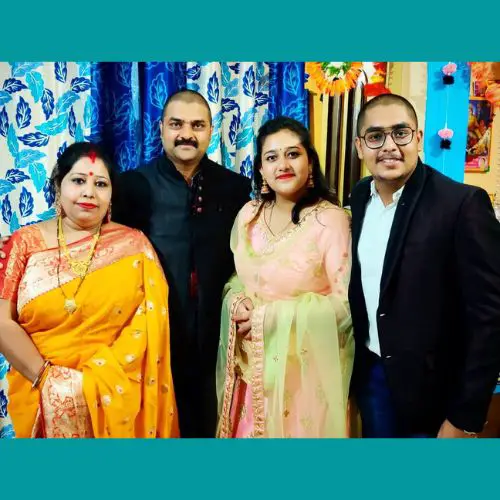 Shagun with his family