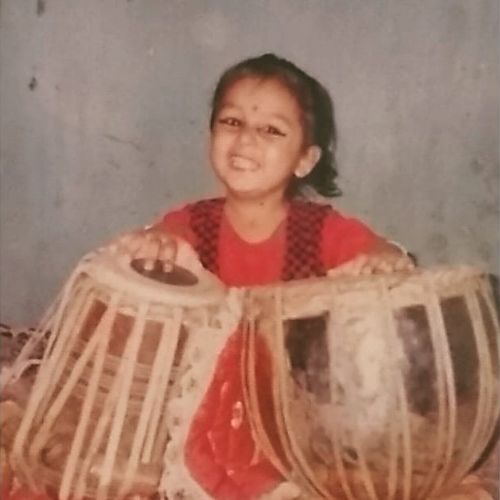 Shagun's childhood picture