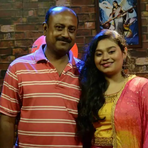 Sonakshi with her father