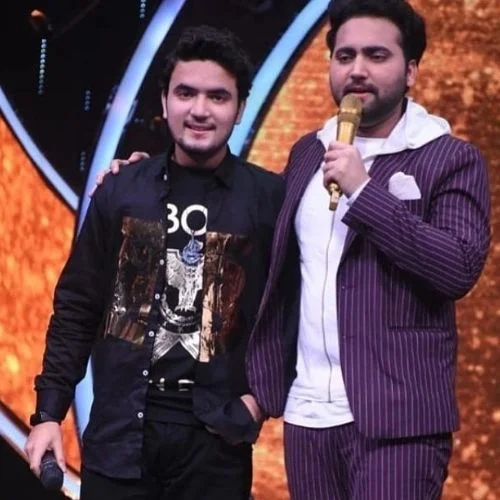 Tabish with his brother