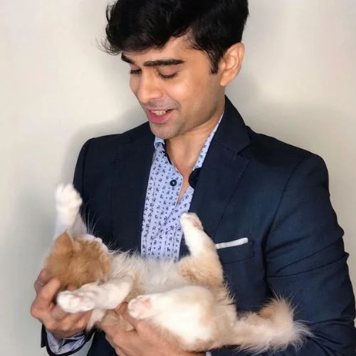 Ali with his pet