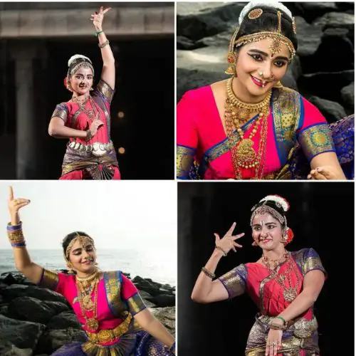 Haripriya as a classical dancer