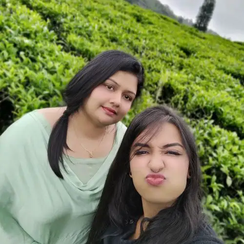 Neenu with her mother