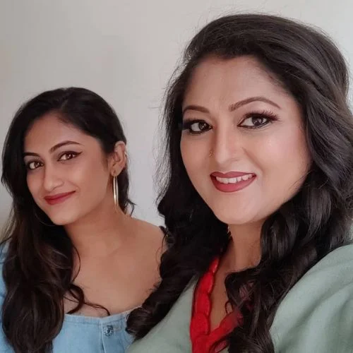 Rekha Krishnappa with her daughter