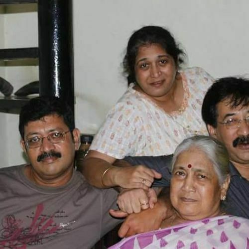 Amita with her family