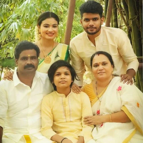 Sandra Babu with his family