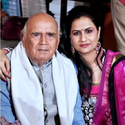 Rina Rani with her father