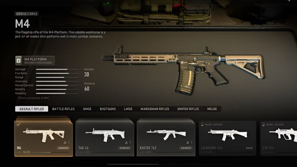 Call of Duty Modern Warfare 3 M4
