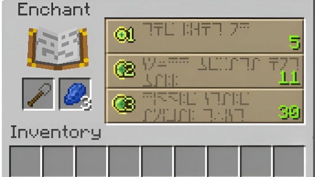 Enchant the Stone Shovel