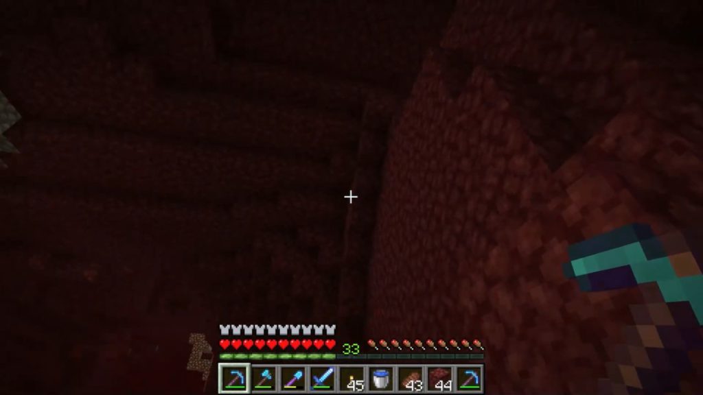 Get a Pickaxe to Mine Netherrack