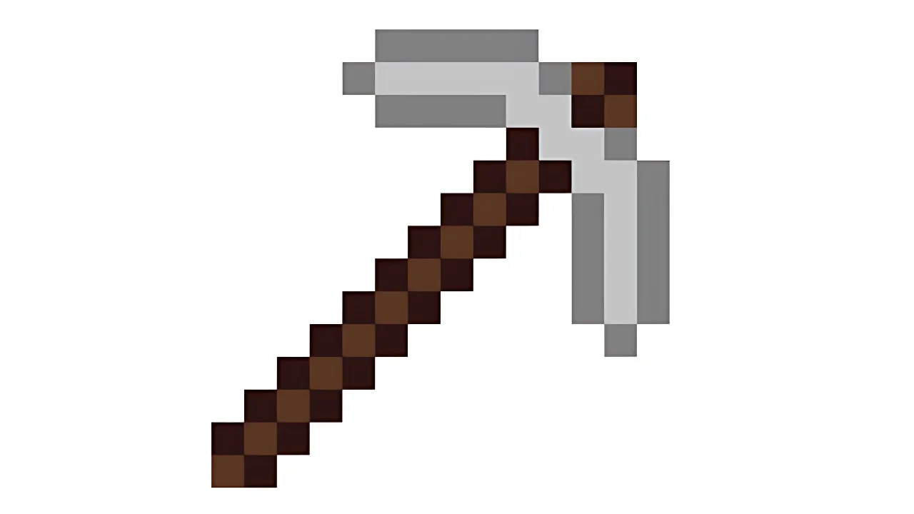 Minecraft Stone Pickaxe Making