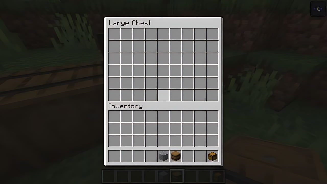 Minecraft move Items fast from inventory