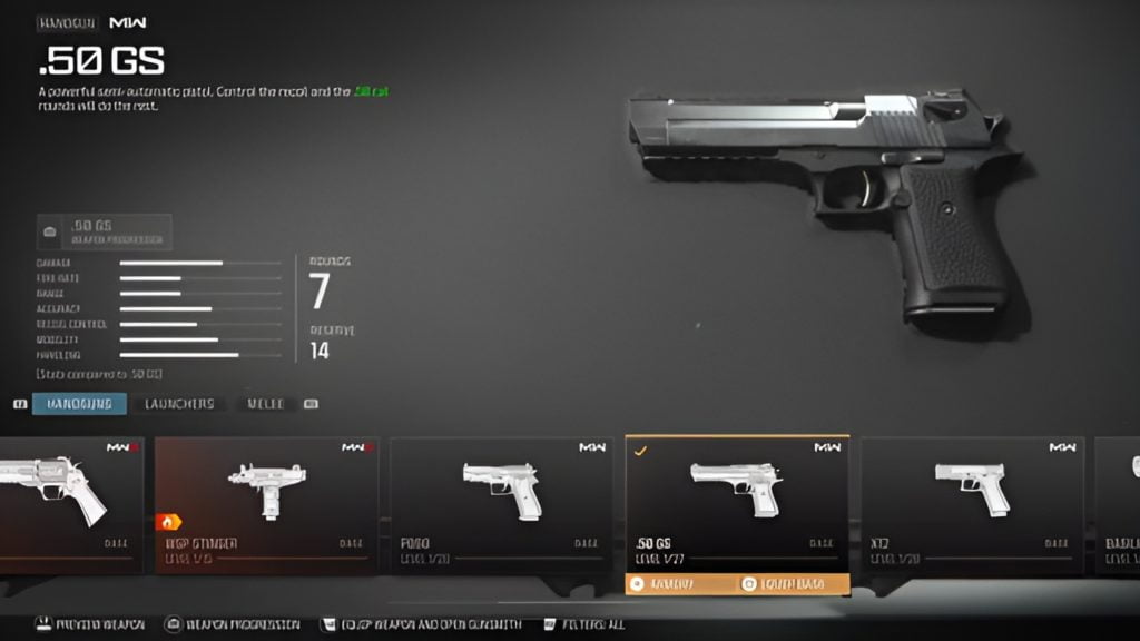 Modern Warfare 3 .50 GS