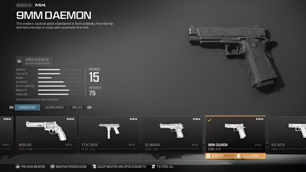 Modern Warfare 3 9mm Daemon