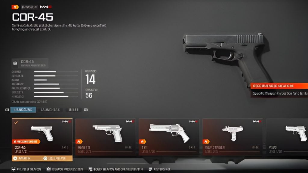 Modern Warfare 3 COR-45