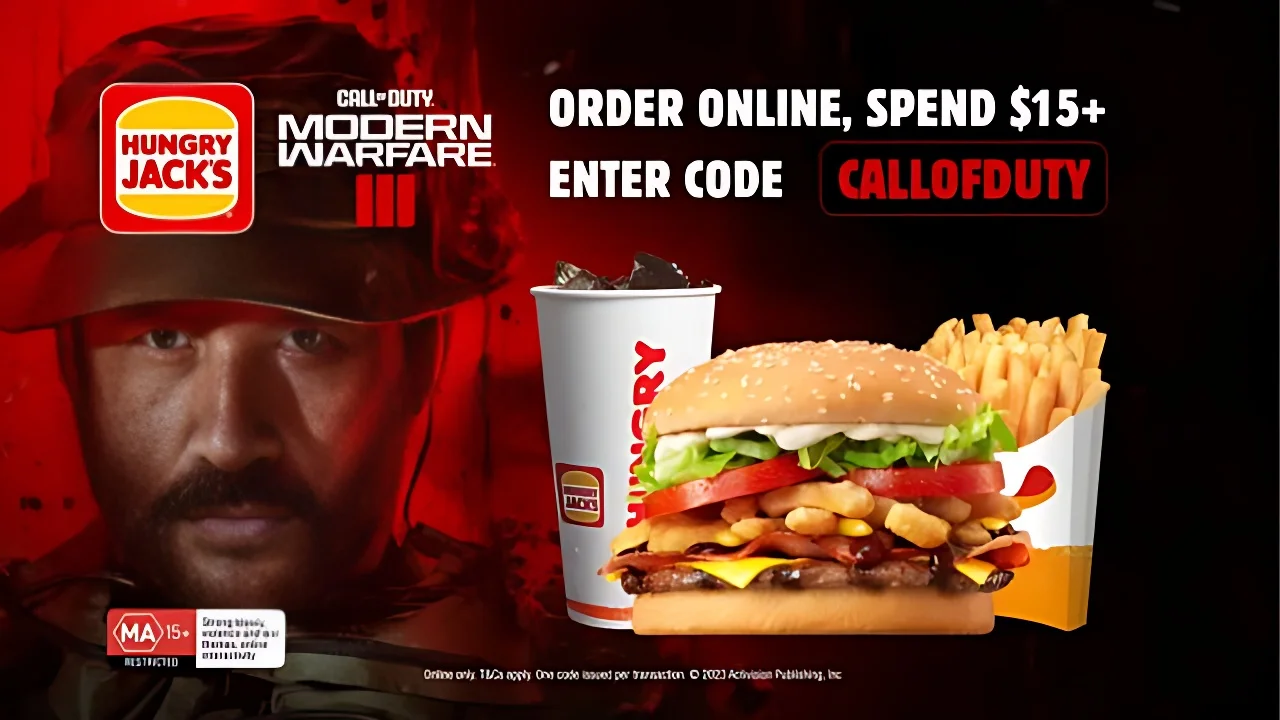Modern Warfare 3 Hungry Jack Offer
