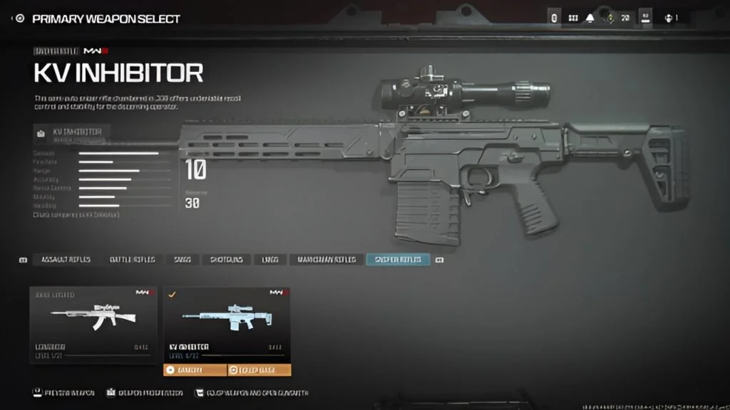Modern Warfare 3 KV Inhibitor