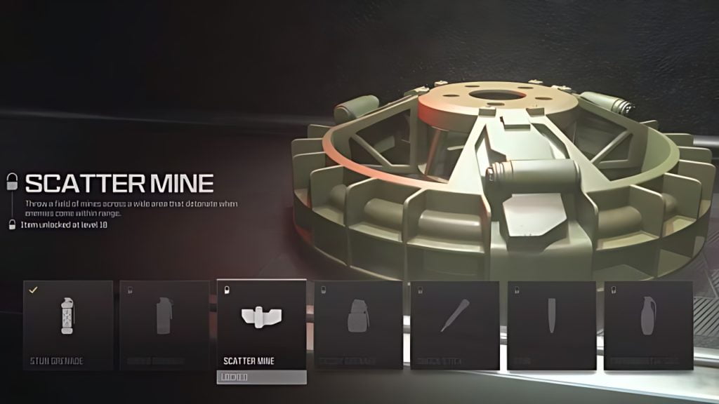 Modern Warfare 3 Scatter Mine