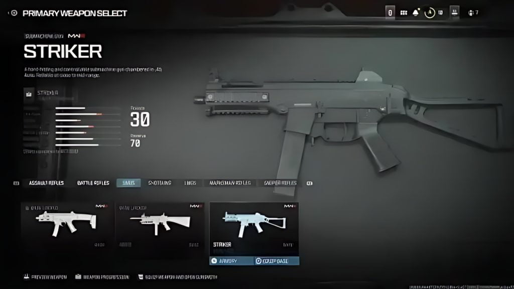 Modern Warfare 3 Striker