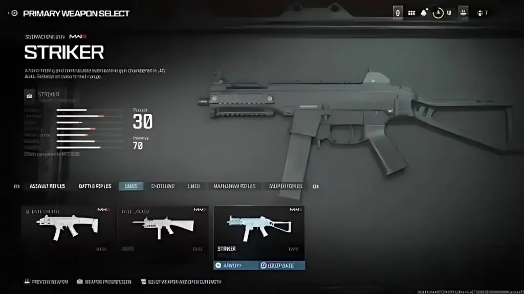 Modern Warfare 3 Striker