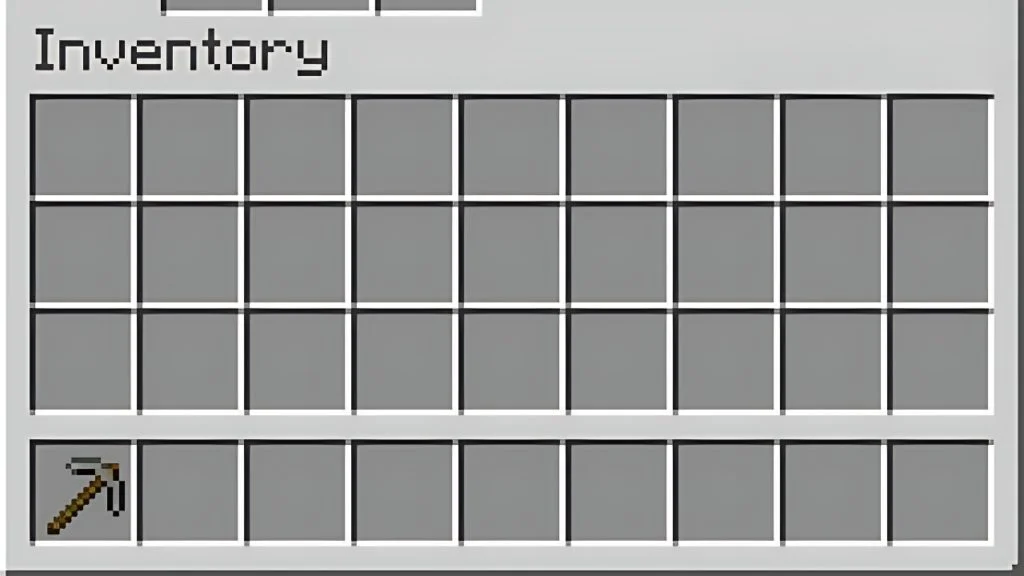 Move the Stone Pickaxe to Inventory