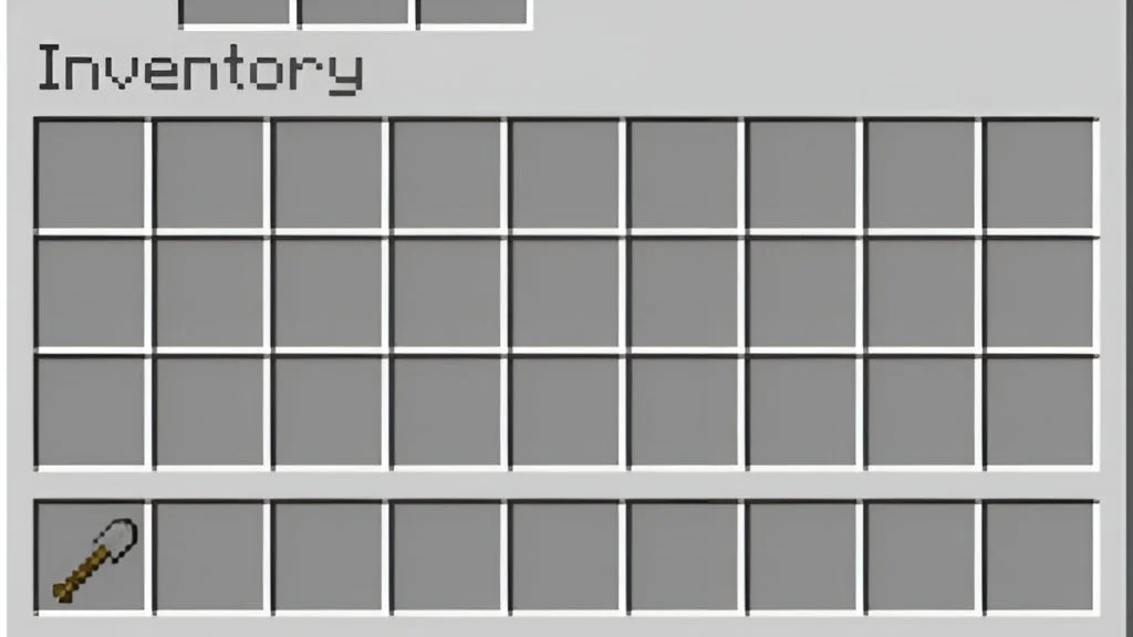 Move the Stone Shovel to Inventory