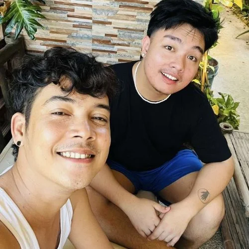 Shadow Ace with his boyfriend